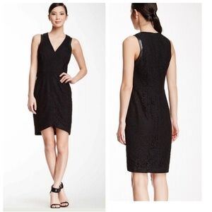 Cynthia Steefe V-Neck Aviana Black Lace Dress